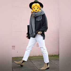 Good American Good Legs Crop Jeans in White 14/ 32